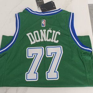 Unisex Dallas Mavericks Luka Doncic Nike Royal  Swingman Jersey 77#